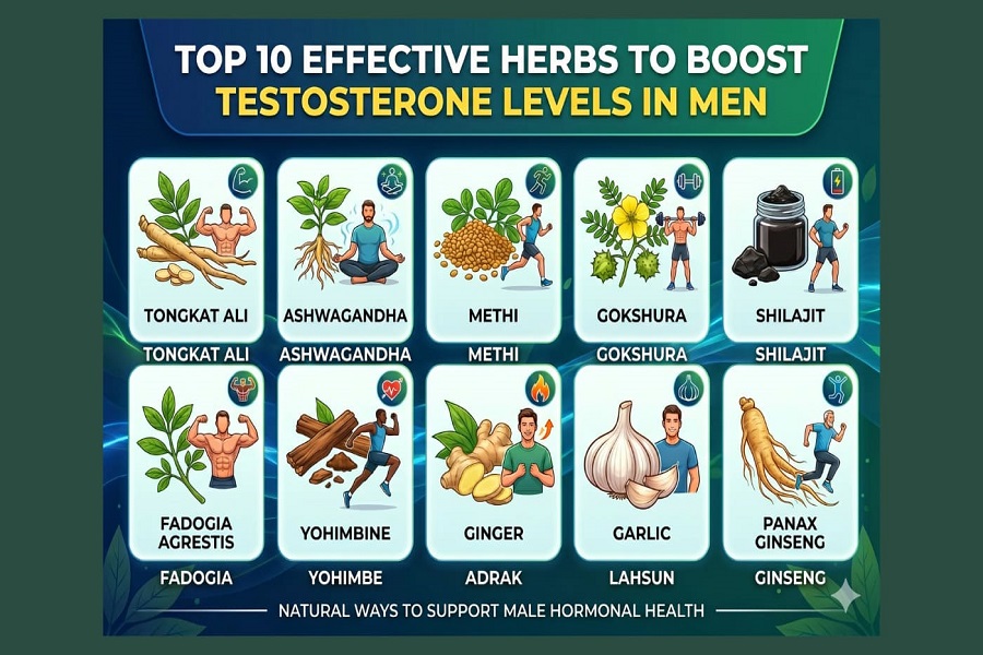 Natural Herbs and Supplements for Testosterone Support